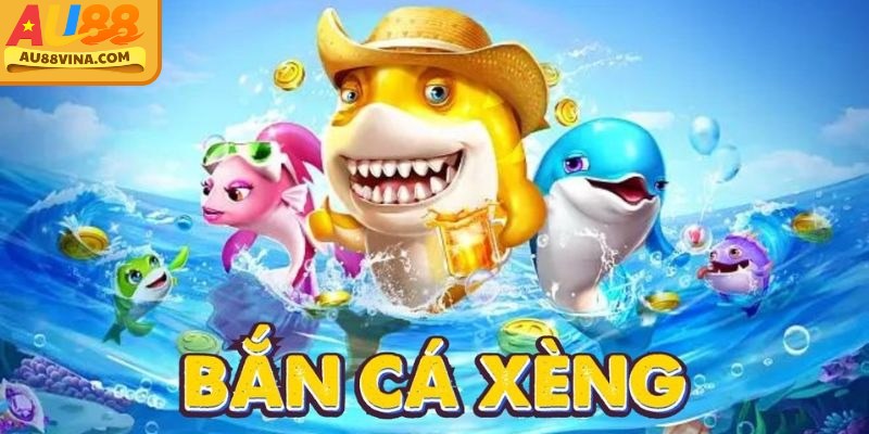 Giao diện bắn cá xèng với vũ khí đa dạng, nhiều loài cá và các chế độ chơi kịch tính