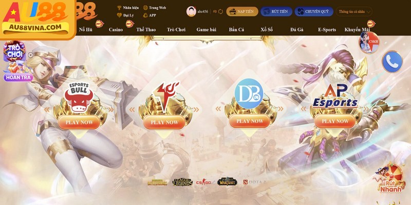 Mẹo chơi Esport Au88 hiệu quả: theo dõi phong độ đội tuyển, bắt kèo đúng thời điểm và tận dụng ưu đãi để tối ưu vốn cược