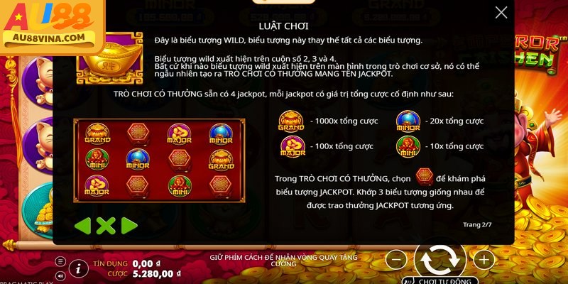 Minh họa cách chơi nổ hũ thần tài đơn giản với thao tác quay hũ và nhận thưởng