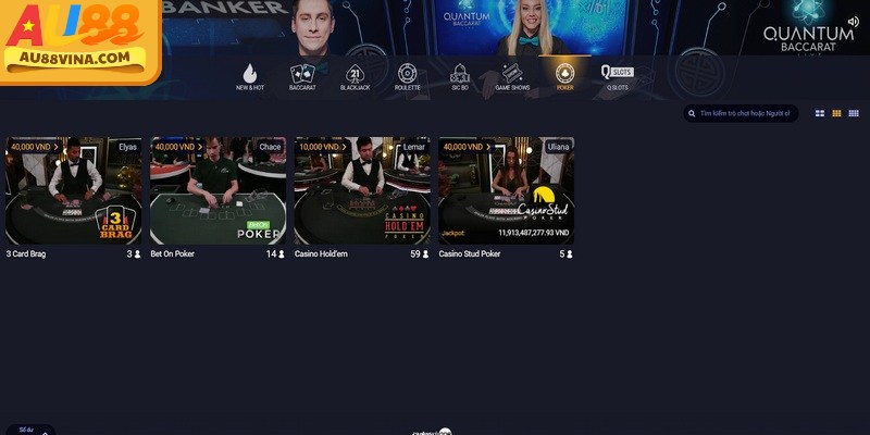 Mẹo chơi Poker Au88: giữ bình tĩnh, đọc đối thủ và chọn thời điểm raise hợp lý từ vòng turn trở đi